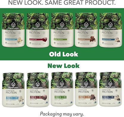 PlantFusion Complete Vegan Protein Powder - Plant Based With BCAAs, Digestive Enzymes and Pea