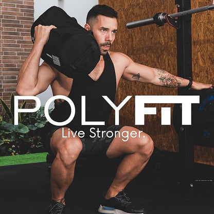 Polyfit Sandbag Pro - Workout Sandbag with Triple Closure Filler Bag and Reinforced Nylon Webbing