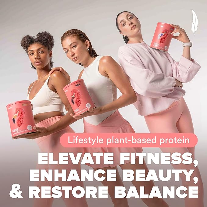 Fitmingo Vegan Protein Powder with Inositol, Collagen Boosters, Hyaluronic Acid and Vitamins | Low