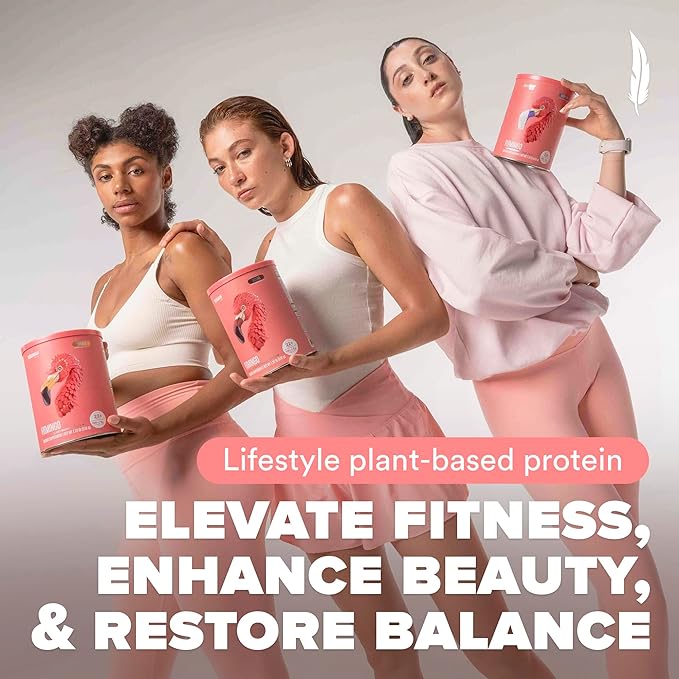 Fitmingo Vegan Protein Powder with Inositol, Collagen Boosters, Hyaluronic Acid and Vitamins | Low