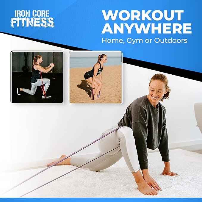Pull Up Assistance Resistance Bands - Long Loop Power Bands for Men and Women - Strength Power