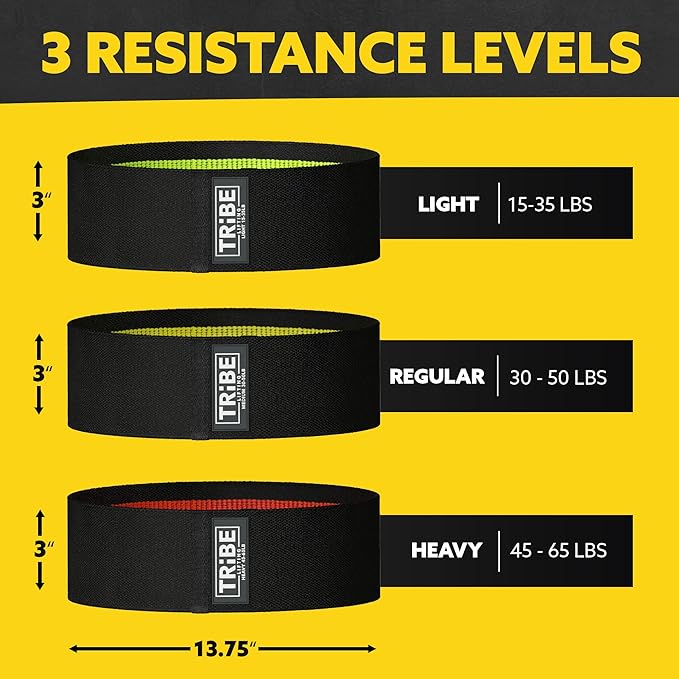 Fabric Resistance Bands for Legs - Workout Bands Resistance Bands for Men and Women - Booty Bands