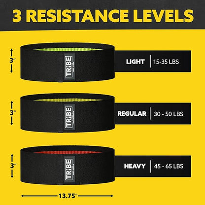 Fabric Resistance Bands for Legs - Workout Bands Resistance Bands for Men and Women - Booty Bands