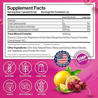 Dr. Price’s Electrolyte Mix | Sugar-Free Hydration Powder with 72+ Trace Minerals | No Sugar