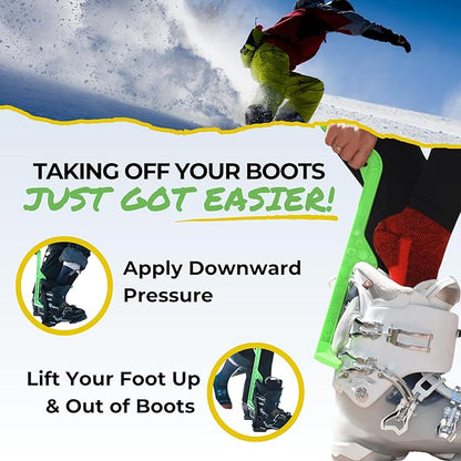 Ski Boot Remover Tool with Ergonomic Handle - Heavy-Duty Boot Removal Device for Skiing