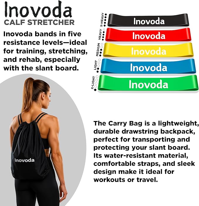 Slant Board for Calf Stretching | Ankle Balance Board, Ankle Exerciser Strengthener for Relief of