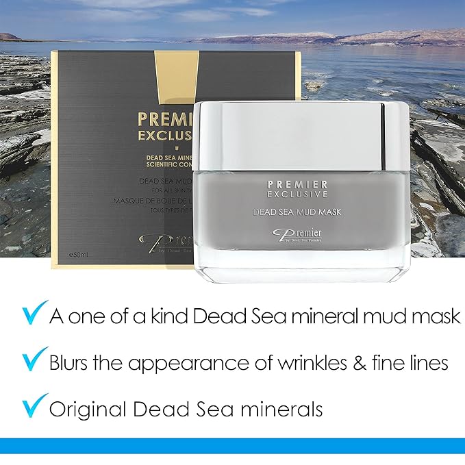Dead Sea Mud Face MASK Premier Dead Sea online Exclusive, natural formula, wrinkle reducer