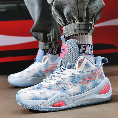 High Top Womens Mens Basketball Shoes Breathable Non Slip Outdoor Sneakers Comfortable Fashion
