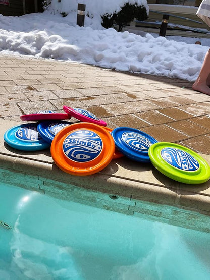 Disc - Water Disc Toy for Spring & Summer Fun - Skips, Slides, Jumps - Pools, Beaches & Backyards