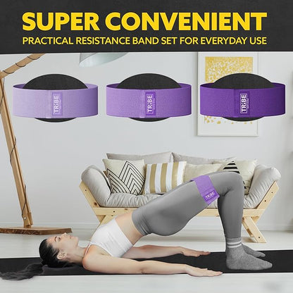 Fabric Resistance Bands for Legs - Workout Bands Resistance Bands for Men and Women - Booty Bands