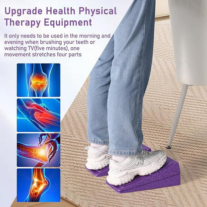 Slant Board Squat Wedge for Calf Stretchingï¼? Pcs 12" x 6.3" Foot Stretcher Balance Board for