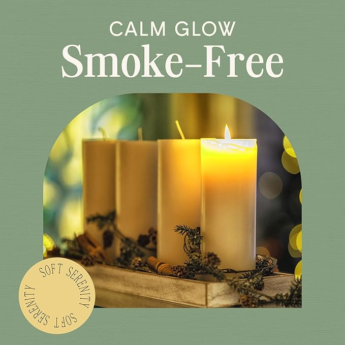 3" x 6" Yellow Pillar Candles (Set of 3) Unscented, Solid Color, Hand Crafted Weddings, Home
