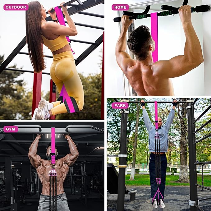 HPYGN Pull Up Assistance Bands, Heavy Duty Resistance Band for Pull Up Bar, Adjustable Weight/Size