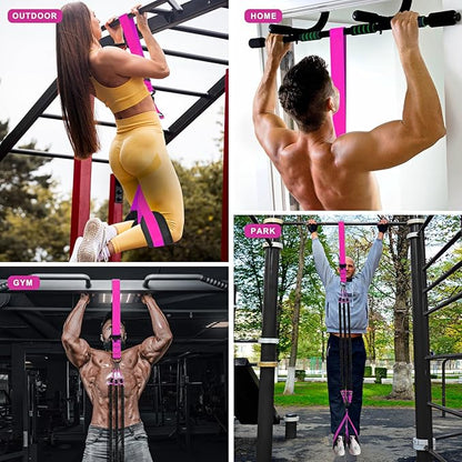 HPYGN Pull Up Assistance Bands, Heavy Duty Resistance Band for Pull Up Bar, Adjustable Weight/Size