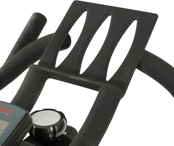 Sunny Health & Fitness Indoor Cycling Exercise Bike w/Pulse Sensors & 4-Way Adjustable Seat