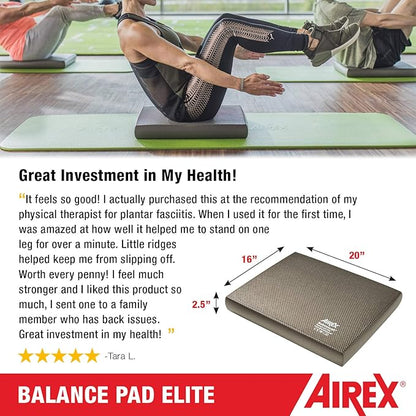 AIREX Balance Pad ??Stability Trainer for Balance, Stretching, Physical Therapy, Exercise