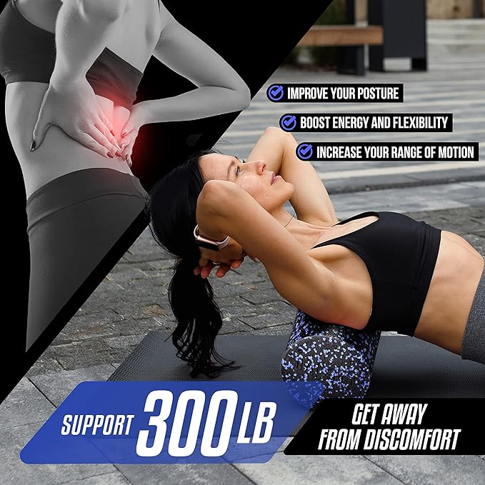 Yes4All High-Density EPP Round Back Roller Foam, Exercise Foam Roller for Yoga, Pilates &