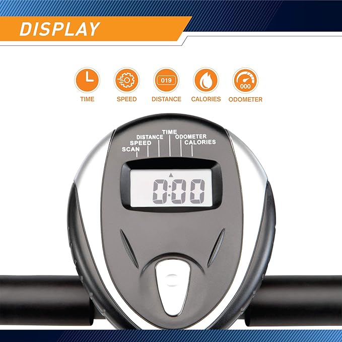 Marcy Home Fitness Personal Exercise Bike with Adjustable Magnetic Resistance for Cardio Workout
