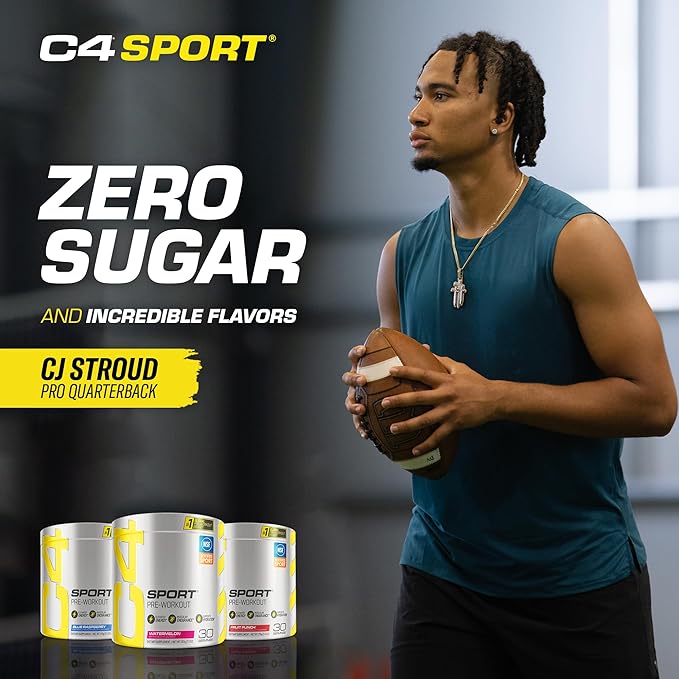 Cellucor C4 Sport Pre Workout Powder Fruit Punch - NSF Certified for Sport | 30 Servings, Packaging