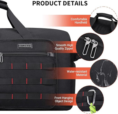 WITZMAN Foldable Duffle Bag for Travel 65L Lightweight Packable Duffel Bag with Shoes Compartment