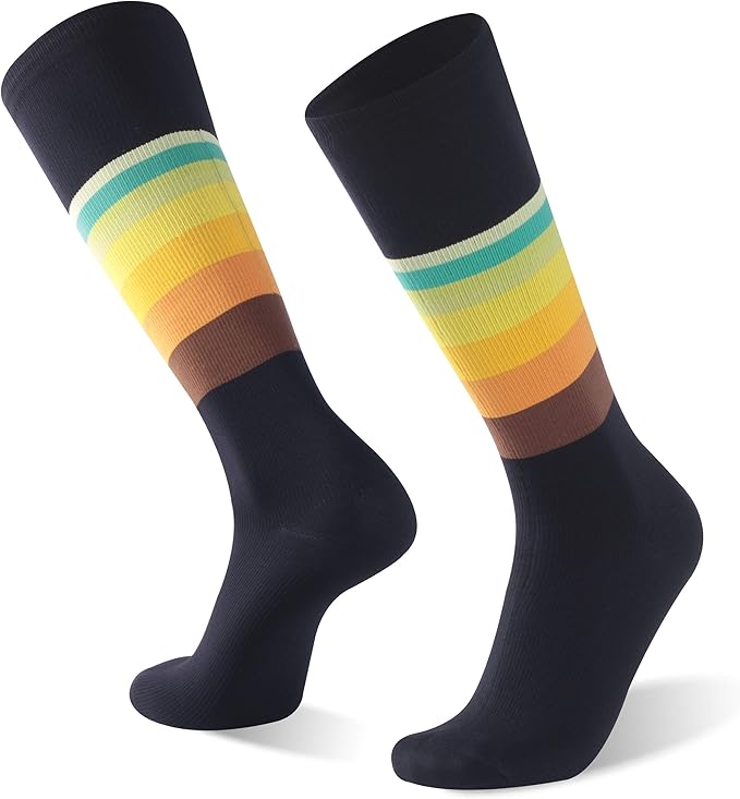 RANDY SUN Waterproof Skiing Socks, [SGS Certified] Unisex Knee High Breathable Hiking Trekking Sock