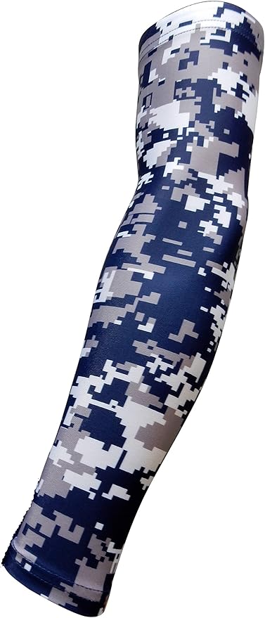 Youth & Adult Sizes Moisture Wicking Compression Arm Sleeve (1 Sleeve) (Over 100 Colors Available