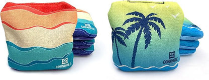 Professional Dual Sided Cornhole Bags- 16 oz 6x6 w/Premium Resin Fill - Official Tournament