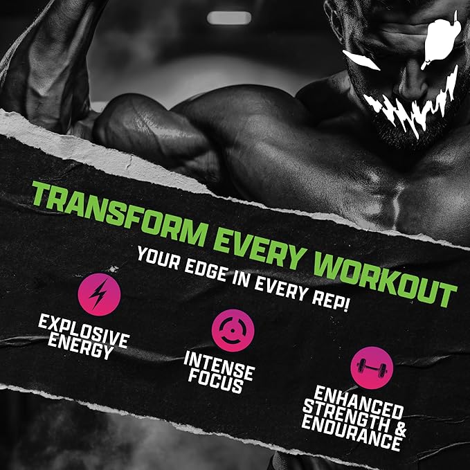 Outrage Ultra HIGH STIM Pre-Workout Powder for Men | 400mg Caffeine, L-Citrulline, Beta-Alanine