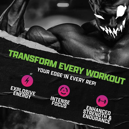 Outrage Ultra HIGH STIM Pre-Workout Powder for Men | 400mg Caffeine, L-Citrulline, Beta-Alanine