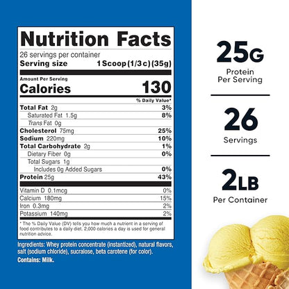 Nutricost Whey Protein Powder Pineapple (2 LBS) - Gluten-Free, GMO-Free, from Whey Protein