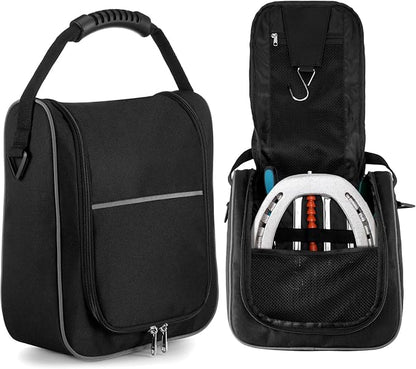 Abbylike Compact Horseshoe Carrying Bag 11 x 10.5 x 4 Inch Horseshoe Set Bag Tournament Quality