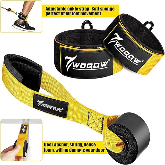 Heavy Resistance Bands for Working Out, 350lbs/450lbs Exercise Bands with Handles, Workout Bands