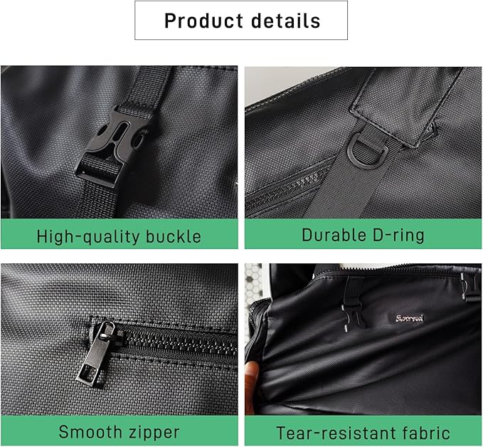 Small Sports Bag Waterproof Ultra-Light Gym Duffle for Men & Women Compact Mini Crossbody Bags