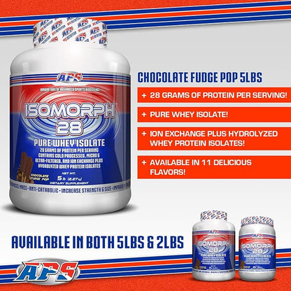 APS Nutrition Isomorph 28 Protein Powder | Pure Whey Isolate | Cold Pressed, Ultra- Filtered, & Ion