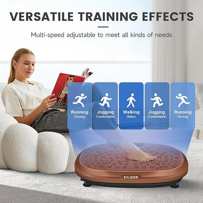 EILISON FitMaxx 3D XL Vibration Plate Exercise Machine - Whole Body Workout Vibration Platform