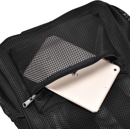 Oraben Duty Mesh Backpacks for Adults,See Through Backpack for Swimming Work Outdoor, Diving
