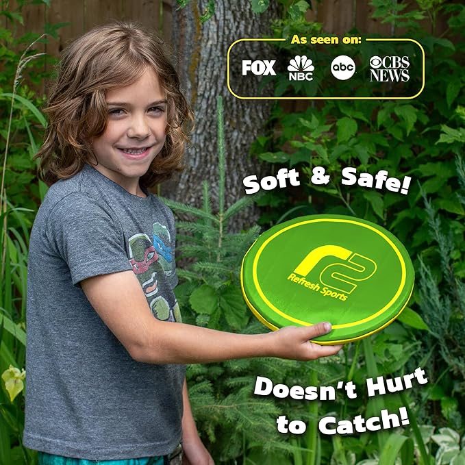 Soft Flying Disc – Fun Outdoor Toy for Kids, Teens & Adults – Easy to Catch - Fun Christmass Gifts