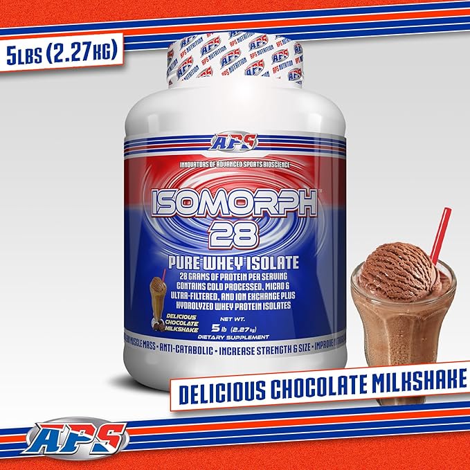 APS Nutrition Isomorph 28 Protein Powder | Pure Whey Isolate | Cold Pressed, Ultra- Filtered, & Ion