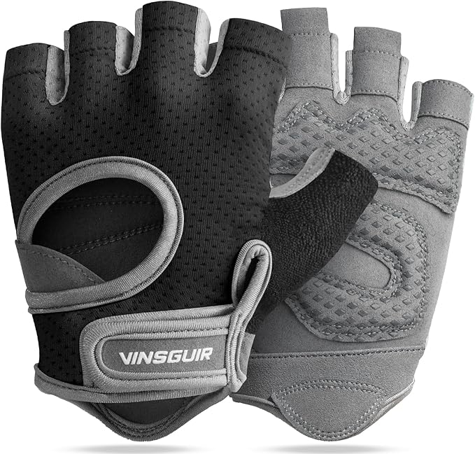 VINSGUIR Workout Gloves for Women and Men, Breathable Weight Lifting Gloves for Gym Exercise