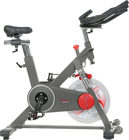 Sunny Health & Fitness Magnetic Exercise Bike, 44LB Flywheel & 300LB Weight Capacity for Intensive