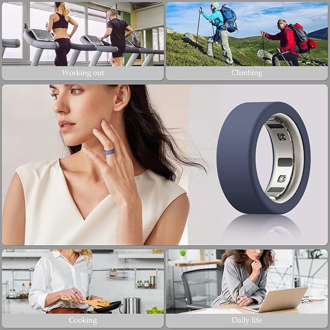 15 Pack Cover Compatible with Oura Ring Gen 4/Gen 3 Horizon/Gen 3 Heritage, Anti-Scratch Silicone