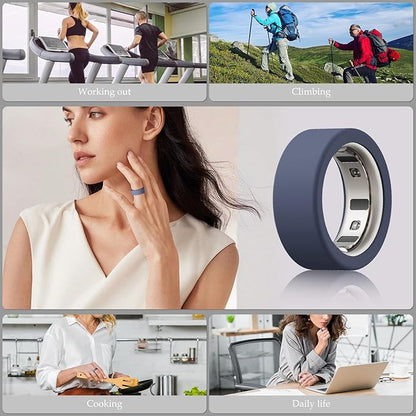 15 Pack Cover Compatible with Oura Ring Gen 4/Gen 3 Horizon/Gen 3 Heritage, Anti-Scratch Silicone