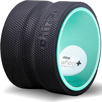 Chirp Wheel Foam Roller ??Targeted Back & Neck Relief, Lumbar Spine Stretcher, Spinal Decompression