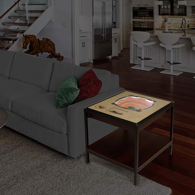 YouTheFan NFL 25-Layer StadiumViews Lighted End Table