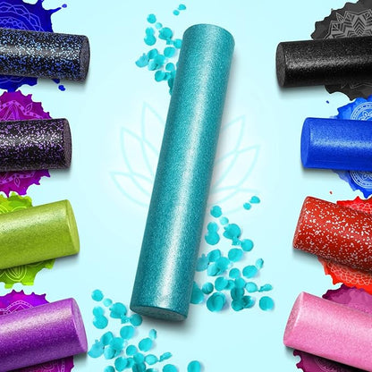 Yes4All High-Density EPP Round Back Roller Foam, Exercise Foam Roller for Yoga, Pilates &