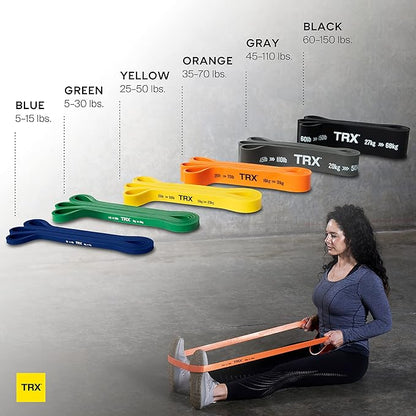 TRX Training Strength Band Set, Full-Body Resistance Bands for Home and Gym Use, Resistance Bands