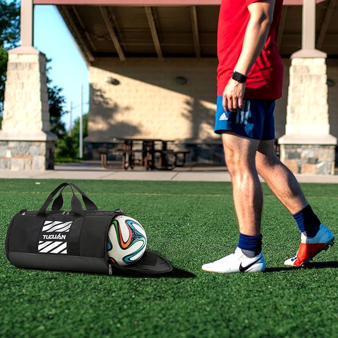 TUGUAN Gym Bag for Men Women with Wet Pocket & Shoe Compartment Travel Duffle Bag Man Sport