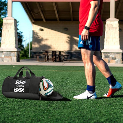 TUGUAN Gym Bag for Men Women with Wet Pocket & Shoe Compartment Travel Duffle Bag Man Sport