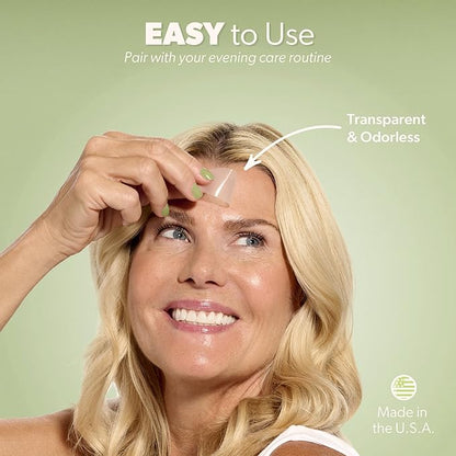 Smoothies Wide Wrinkle Patches for Face Overnight - Facial Patches for Elevens, Crows Feet and