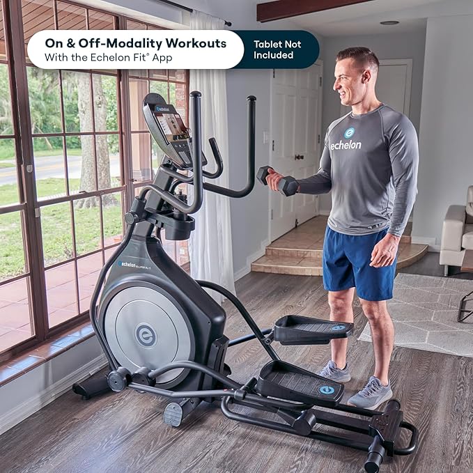 Echelon Ellipse Series – Light Commercial-Grade Ellipticals for Full-Body, Low-Impact Cardio with
